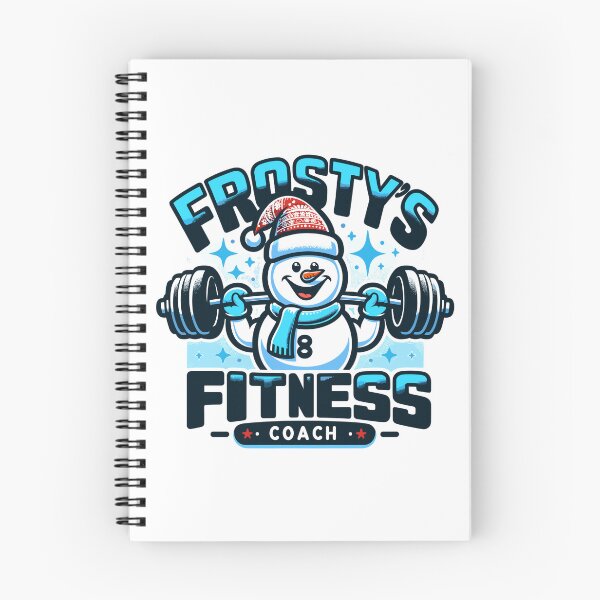 Item preview, Snowman's Winter Workout - Festive Fitness Fun designed and sold by Bratak.