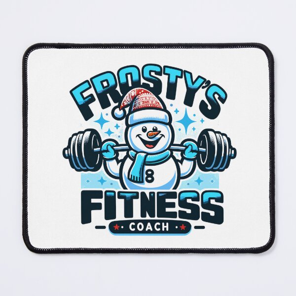 Item preview, Snowman's Winter Workout - Festive Fitness Fun designed and sold by Bratak.