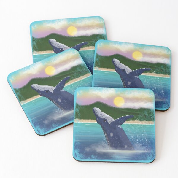 Item preview, Sunset Symphony Humpback Whale designed and sold by XanderWitch Creative.