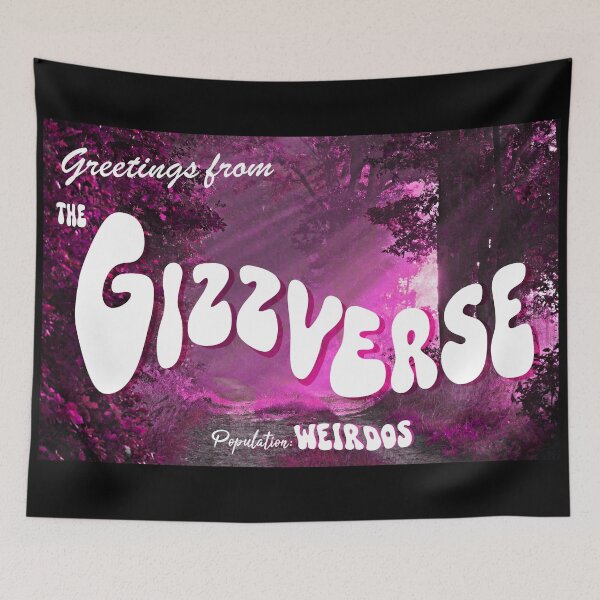 Item preview, Greetings from the Gizzverse - King Gizzard and the Lizard Wizard designed and sold by skauff.
