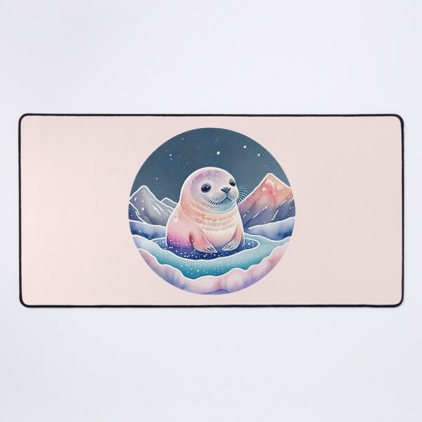 Item preview, Fantasy baby seal watercolor art designed and sold by Nolan6.