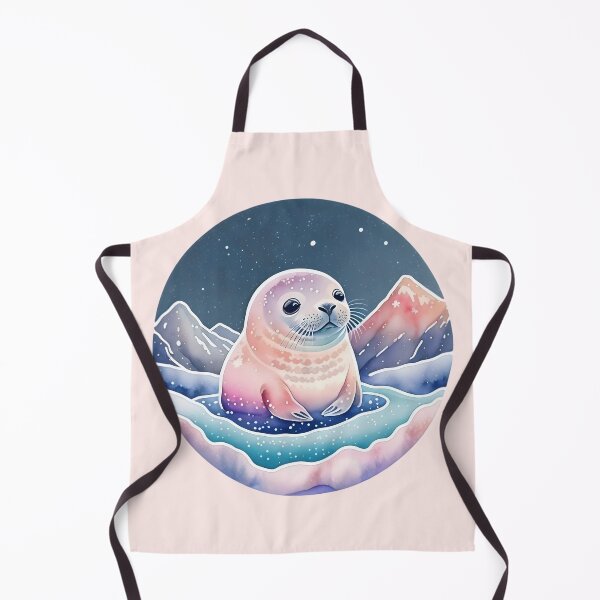 Item preview, Fantasy baby seal watercolor art designed and sold by Nolan6.