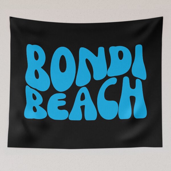 Item preview, Bondi Beach cool retro wavy designed and sold by porterpouts.