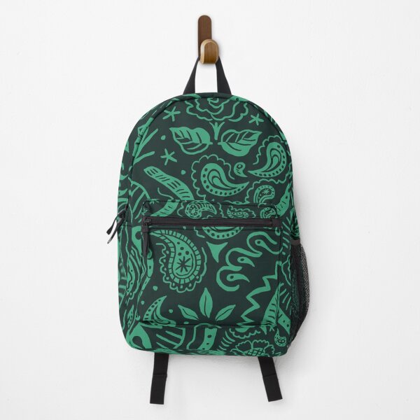 Item preview, Moonlit Paisley Two Tone Slate Green designed and sold by nano-fevrier.