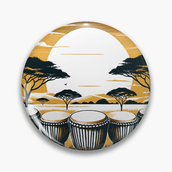 Item preview, African drum designed and sold by LongIslandDesgn.