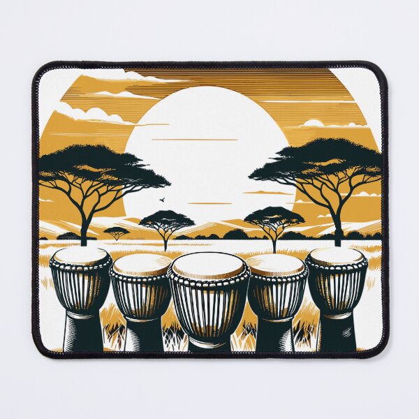 Item preview, African drum designed and sold by LongIslandDesgn.