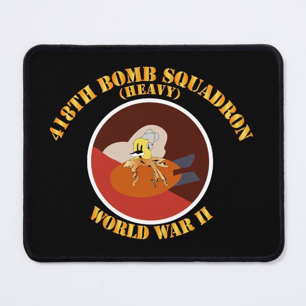 Aperçu de l'œuvre AAC - 418th Bomb Squadron WWII créée et vendue par Military Insignia Products.