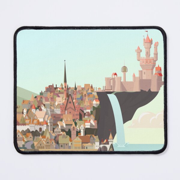 Item preview, Disenchantment Town Cartoon Illustration designed and sold by Jane Rezy.