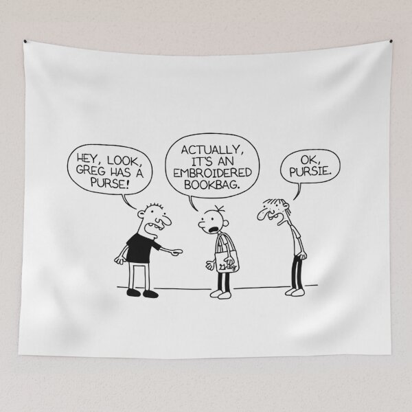 Item preview, DIARY OF A WIMPY KID: GREG HAS A PURSE designed and sold by cheapfan.