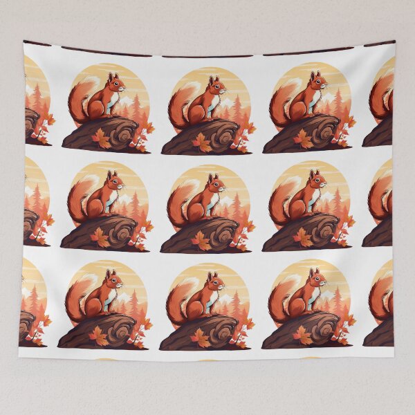 Item preview, Cartoon Style Red Squirrel Logo, Sticker, Wall arts, Art Prints and More designed and sold by Kevin Lou.