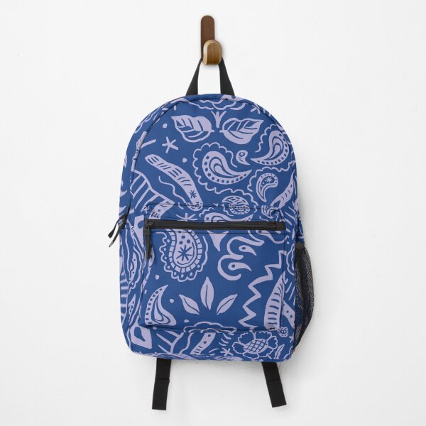 Item preview, Moonlit Paisley Two Tone Aegean Blue designed and sold by nano-fevrier.