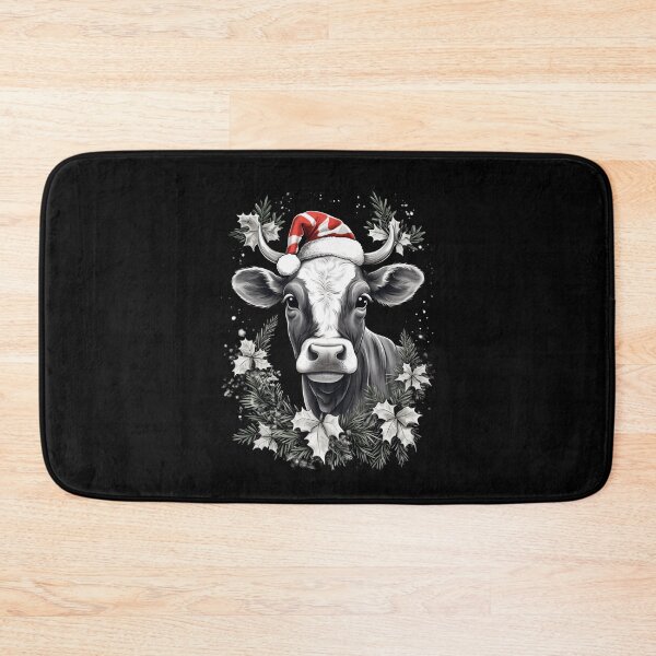 Item preview, Cow Christmas  Scene Window Pictures for Chalk Marker  designed and sold by AnnaMDesign.