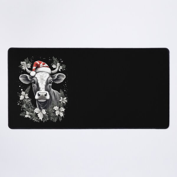 Item preview, Cow Christmas Scene Window Pictures for Chalk Marker designed and sold by AnnaMDesign.