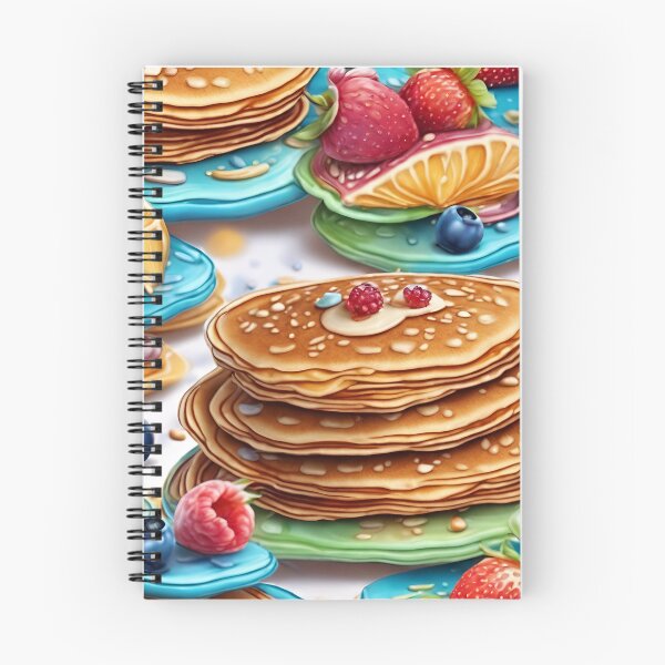 Item preview, Delicious Colorful Pancake Pattern designed and sold by DigiDreamyArt.