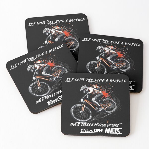Item preview, Bicyclist Life: Any Idiot Can Ride A Bicycle But It Takes A Special Kind Of Idiot To Ride 1 Miles designed and sold by EmiAndMike.