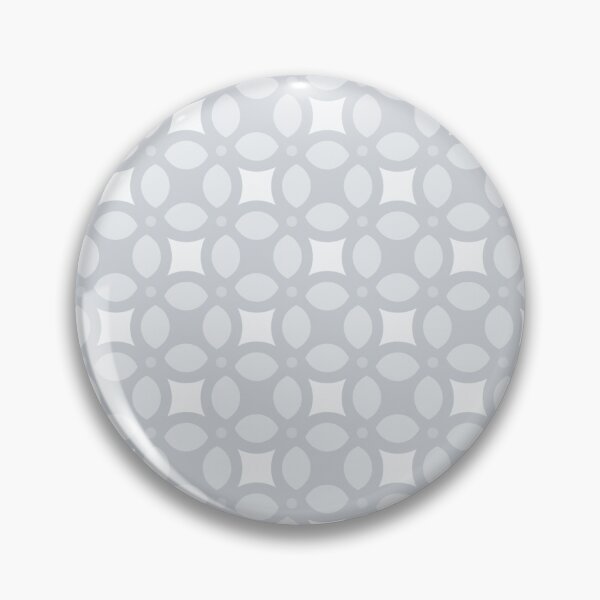 Item preview, Light Grey Silver Circle Rounded Bubbles Scandinavian Modern Geometry Art Deco Pattern designed and sold by PenguinForests.