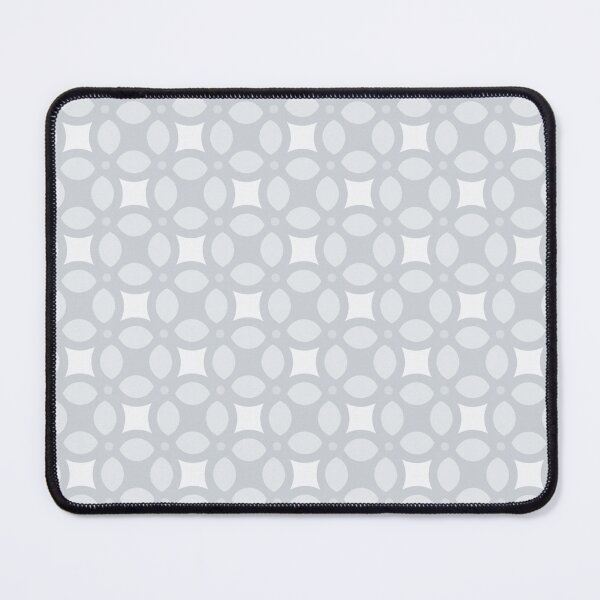 Item preview, Light Grey Silver Circle Rounded Bubbles Scandinavian Modern Geometry Art Deco Pattern designed and sold by PenguinForests.