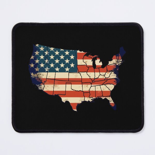 Item preview, Golden, American, USA Map, USA Flag designed and sold by TPOP-SOFTPOWER.