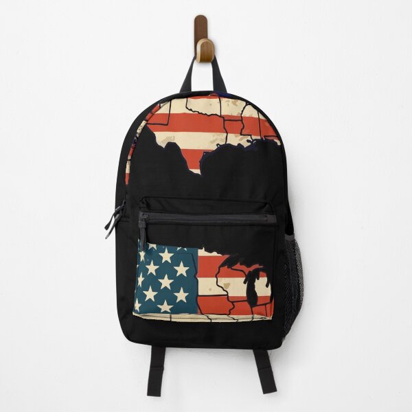 Item preview, Golden, American, USA Map, USA Flag designed and sold by TPOP-SOFTPOWER.