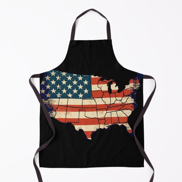 Item preview, Golden, American, USA Map, USA Flag designed and sold by TPOP-SOFTPOWER.