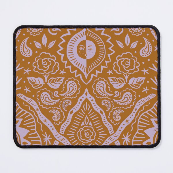 Item preview, Moonlit Paisley Two Tone Rust & Lilac designed and sold by nano-fevrier.