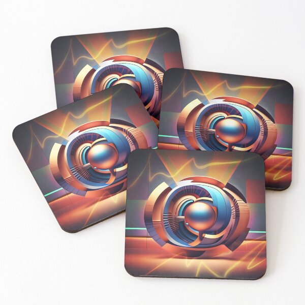 Item preview, Colorful abstract shapes designed and sold by clarazen.