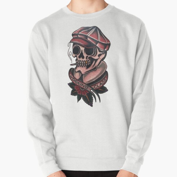 Item preview, Working Class Skull Tattoo designed and sold by Pinscher.