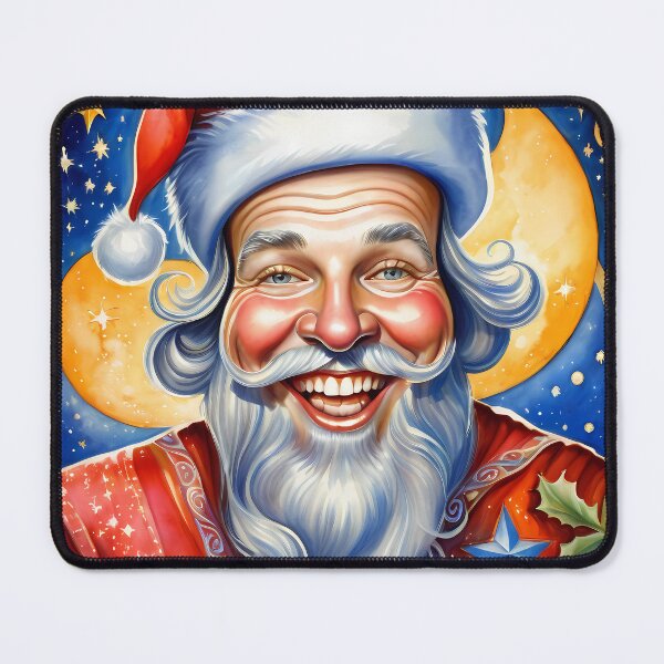 Item preview, Crescent Moon Santa Illustration designed and sold by Pixel Dome.
