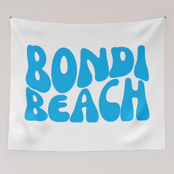 Item preview, Bondi Beach retro wavy designed and sold by porterpouts.