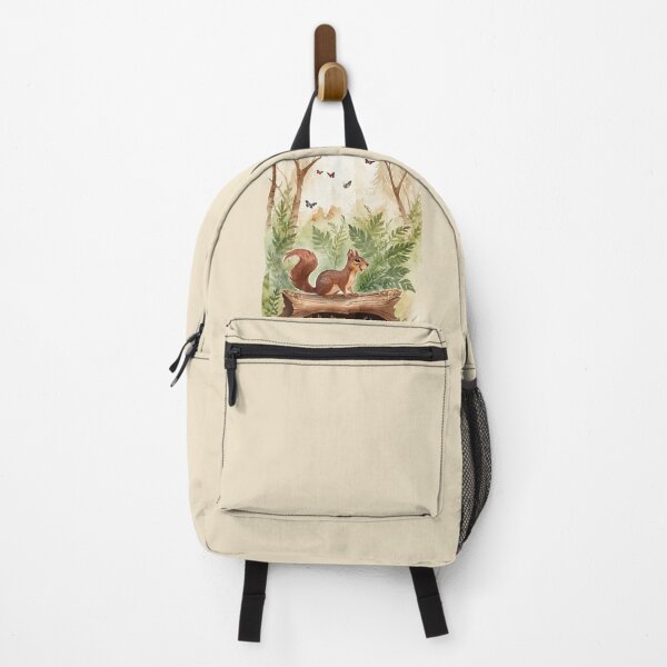 Item preview, Squirrel Sitting on a Log designed and sold by Bolly & Maple.