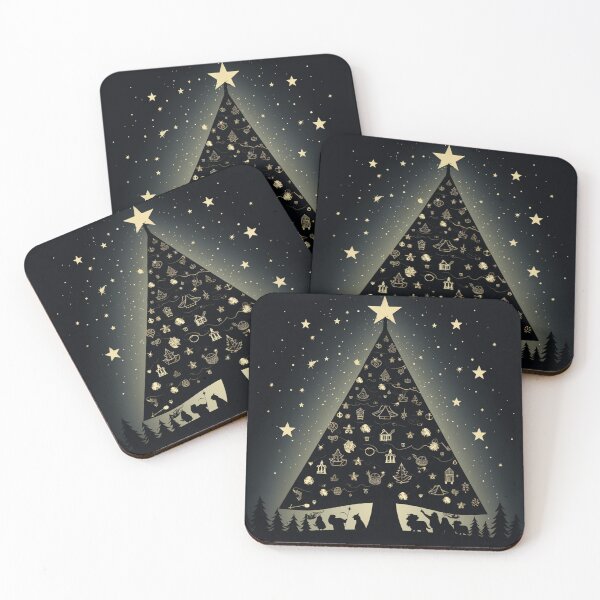 Item preview, Christmas Tree Silhouette designed and sold by 3po3.