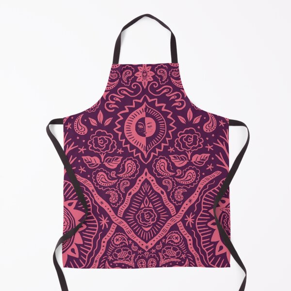 Item preview, Moonlit Paisley Two Tone Deep Purple designed and sold by nano-fevrier.