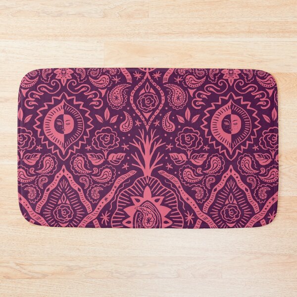 Item preview, Moonlit Paisley Two Tone Deep Purple designed and sold by nano-fevrier.