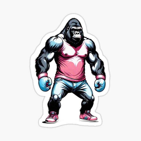 Spoiling For A Fight, Boxing Gorilla Poster for Sale by TMBTM