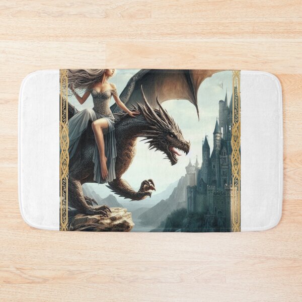 Item preview, Princess on a flying dragon  designed and sold by SeeingBeyond.