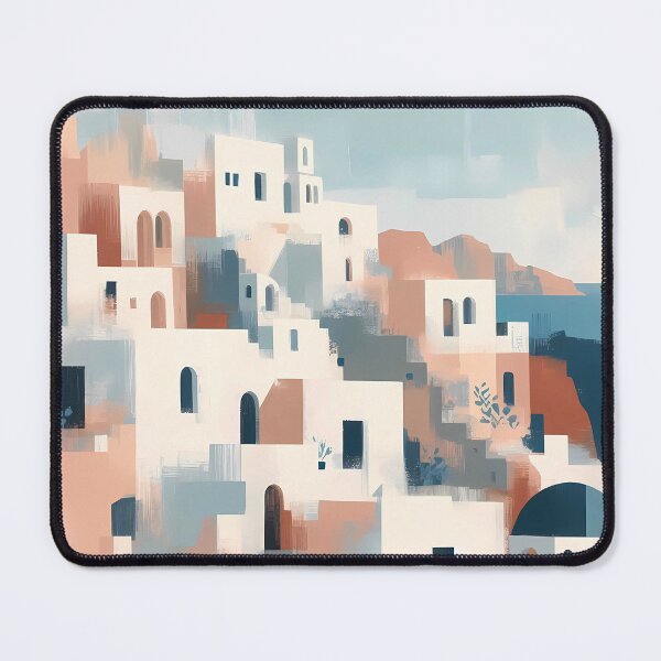 Item preview, Minimal Santorini Landscape designed and sold by Visual Nomad Club.
