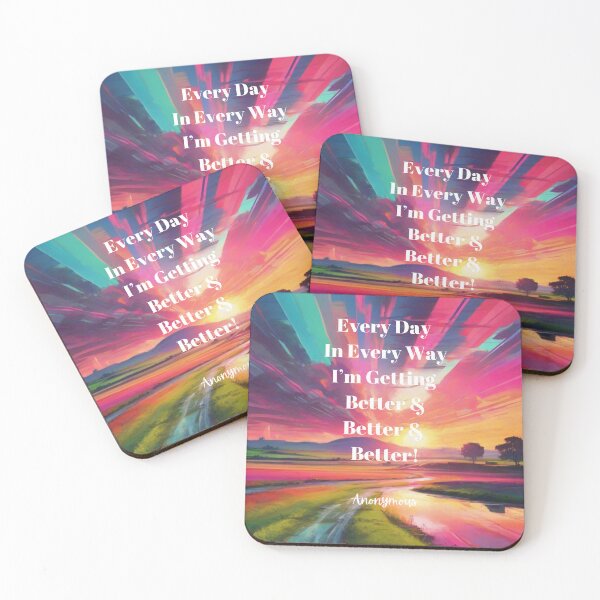 Item preview, Neon Sunrise - Every Day - I'm Getting Better designed and sold by TheHappyK.
