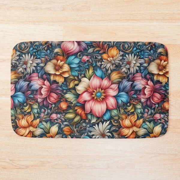 Item preview,  Colorful Flower Pattern designed and sold by DigiDreamyArt.