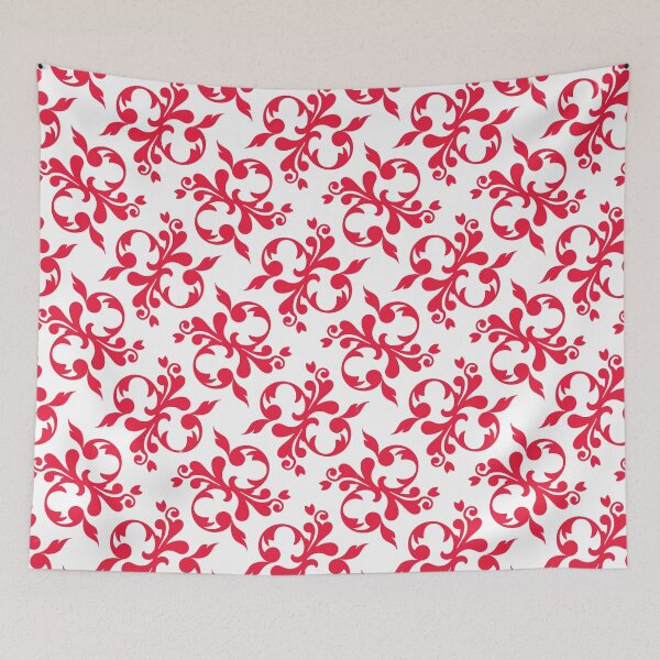 Item preview, Red Scroll Print  designed and sold by zanydoodles.