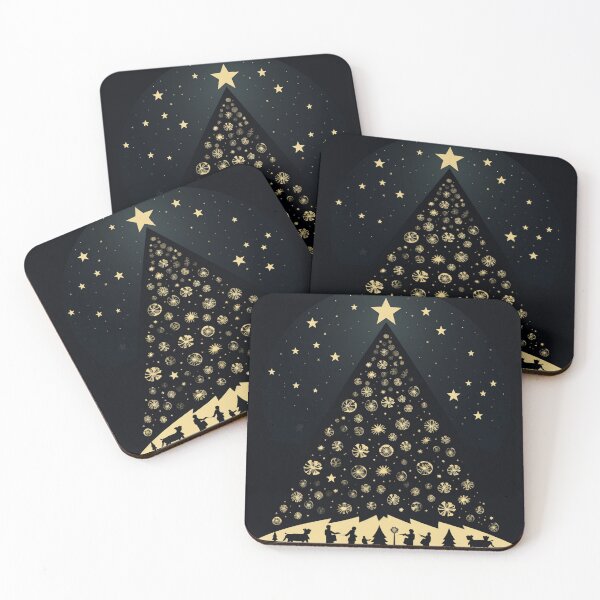 Item preview, Christmas Tree Silhouette designed and sold by 3po3.