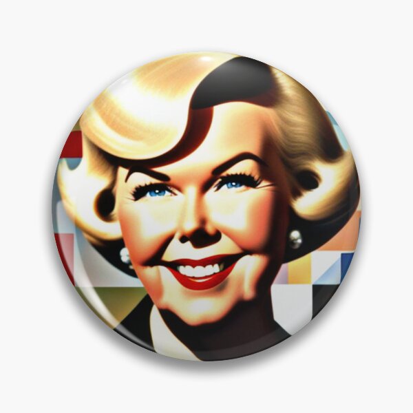 Item preview, Doris Day cubism collage designed and sold by Funnystuffs4U.