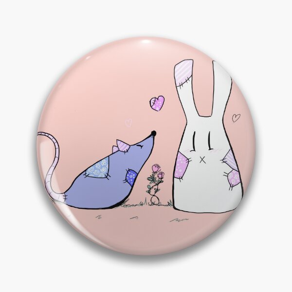 Item preview, Rat and rabbit affectionately in a garden designed and sold by Lap-s.