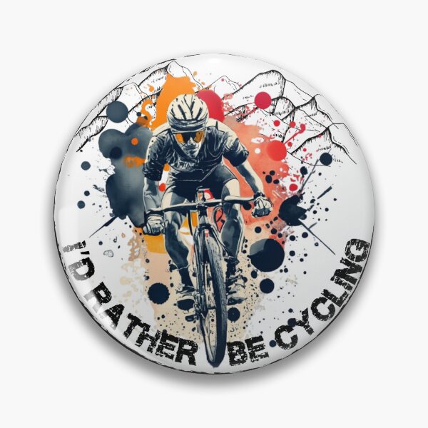 Item preview, I'd Rather Be Cycling: Bicyclist designed and sold by EmiAndMike.