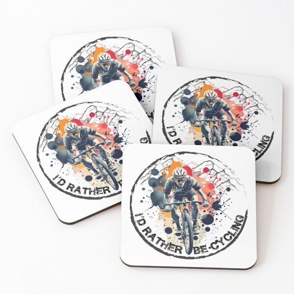 Item preview, I'd Rather Be Cycling: Bicyclist designed and sold by EmiAndMike.