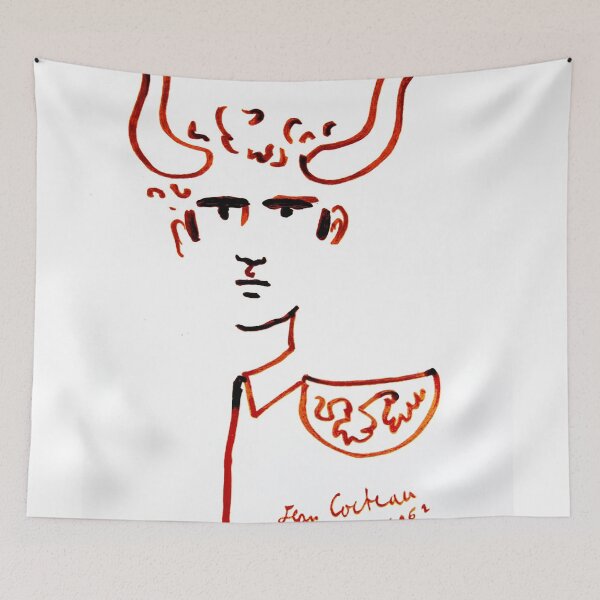 Item preview, jean cocteau famous artwork designed and sold by Amy-Hamilton.