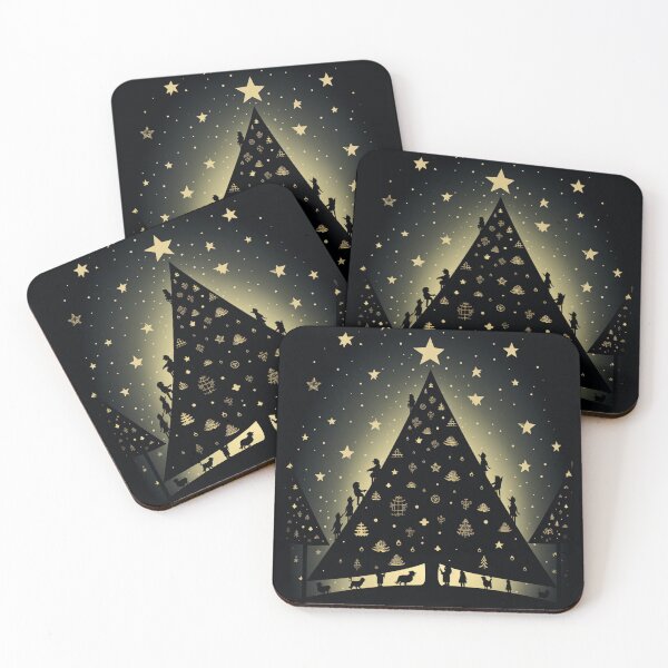 Item preview, Christmas Tree Silhouette designed and sold by 3po3.