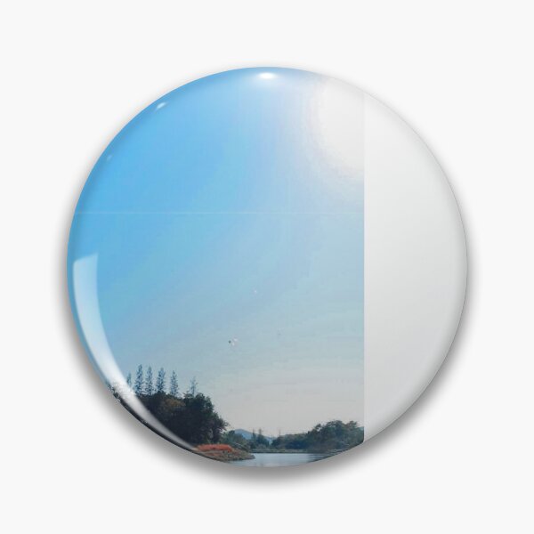 Item preview, Clear blue sky and lake designed and sold by DoobietheDog.