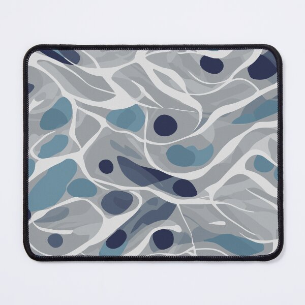 Item preview, Abstract Circles and Lines in Blue and Gray designed and sold by Salahuddin190.