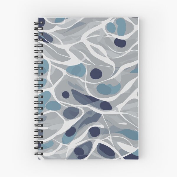 Item preview, Abstract Circles and Lines in Blue and Gray designed and sold by Salahuddin190.