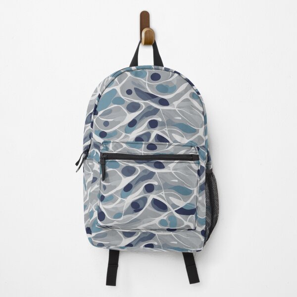 Item preview, Abstract Circles and Lines in Blue and Gray designed and sold by Salahuddin190.